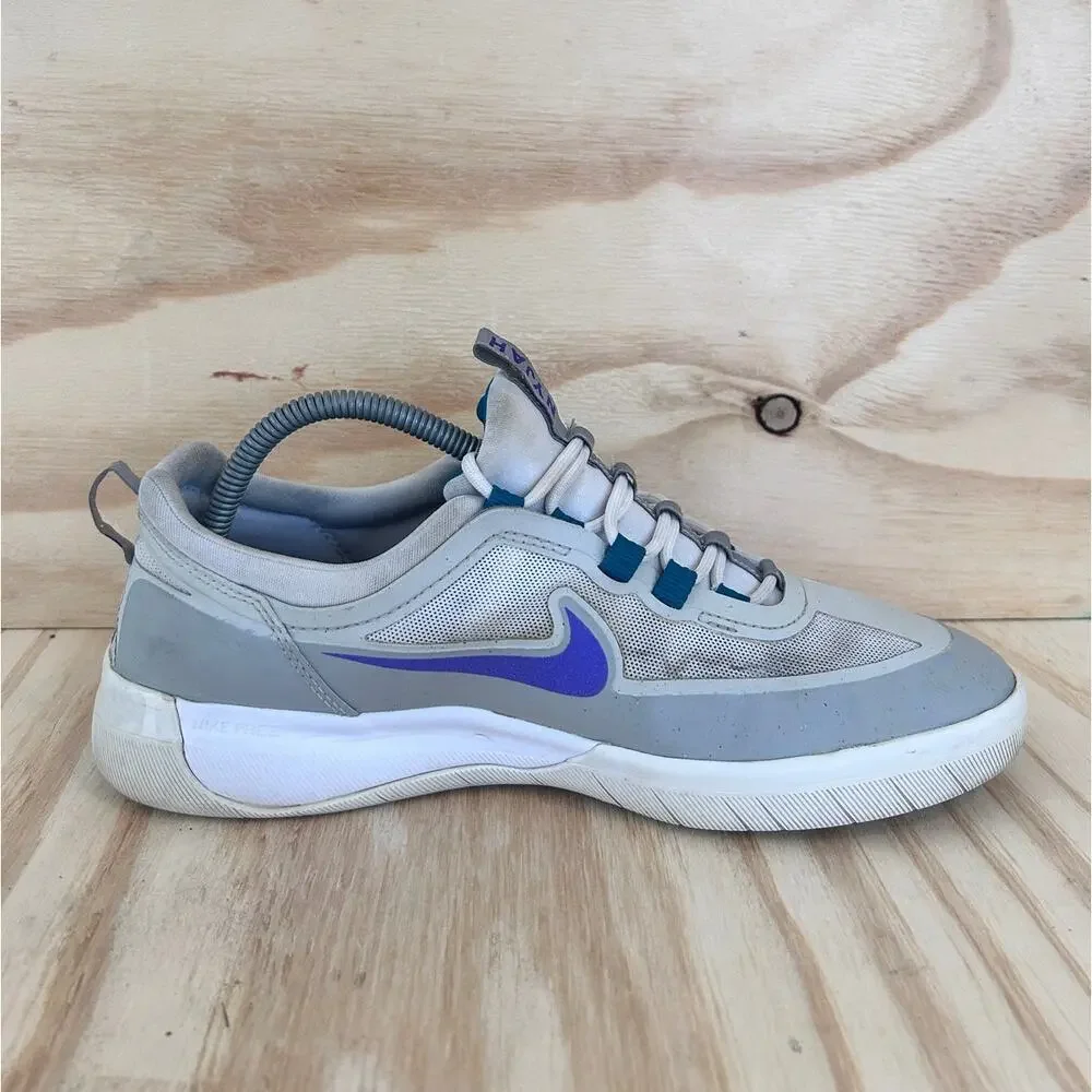 Nike - SB Nyjah Free 2 - Sneakers - Gray - Men's - 9.5 - BV2078-008